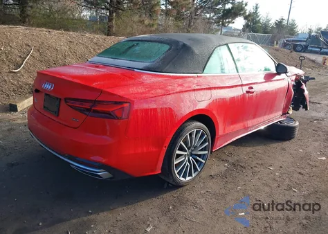 2021 Audi A5 Cabriolet Prestige 45 Tfsi Quattro S Tronic from USA, damaged, VIN WAUYAGF57MN007237